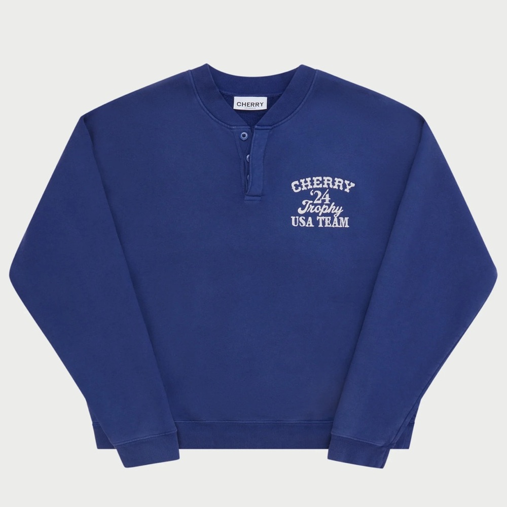 Cherry LA Trophy Henley Crewneck XXL